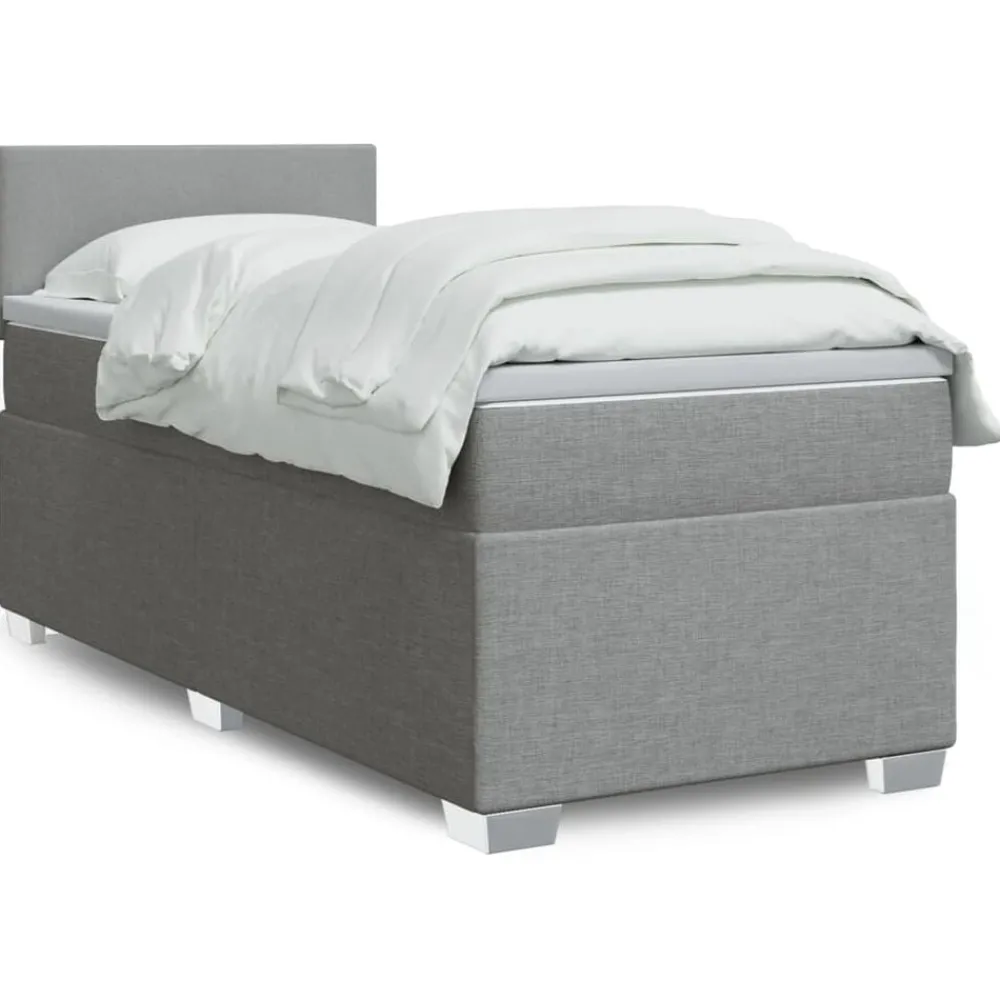 Boxspring met matras stof 80x200 cm>vidaXL Hot