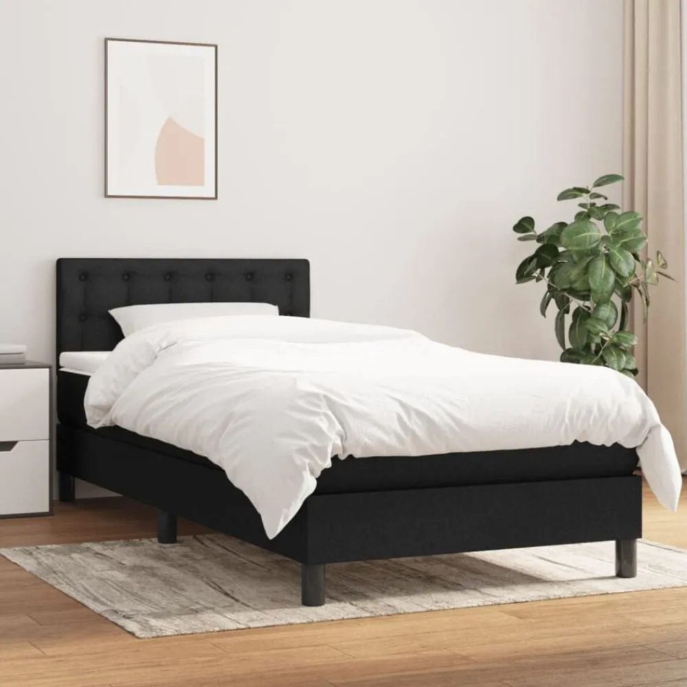 Boxspring met matras stof 80x200 cm>vidaXL Online