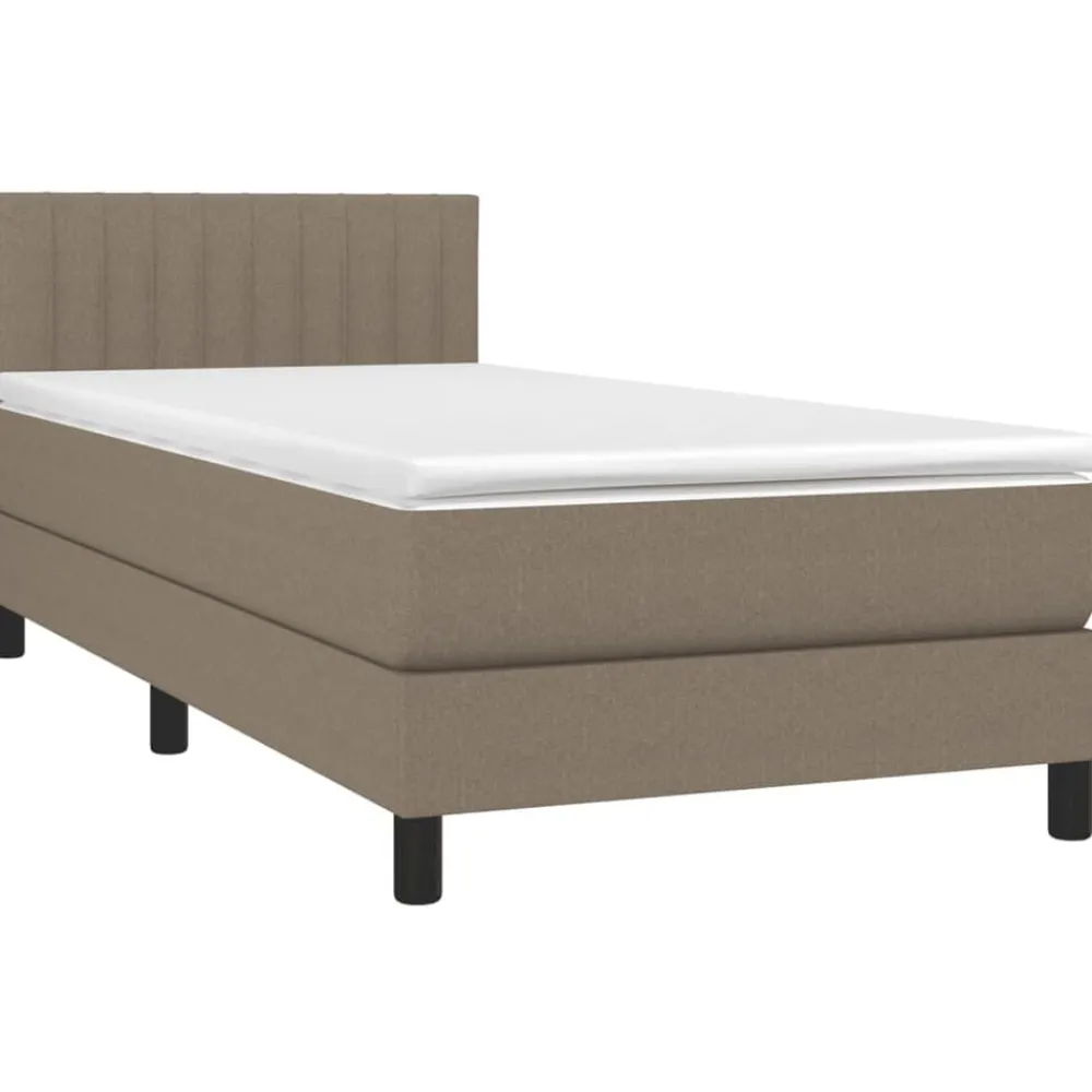 Boxspring met matras stof 80x200 cm>vidaXL New