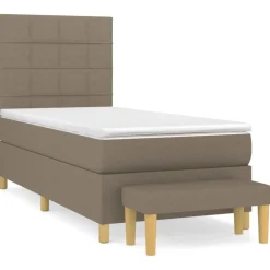 Boxspring met matras stof 80x200 cm>vidaXL Outlet