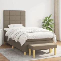 Boxspring met matras stof 80x200 cm>vidaXL Outlet