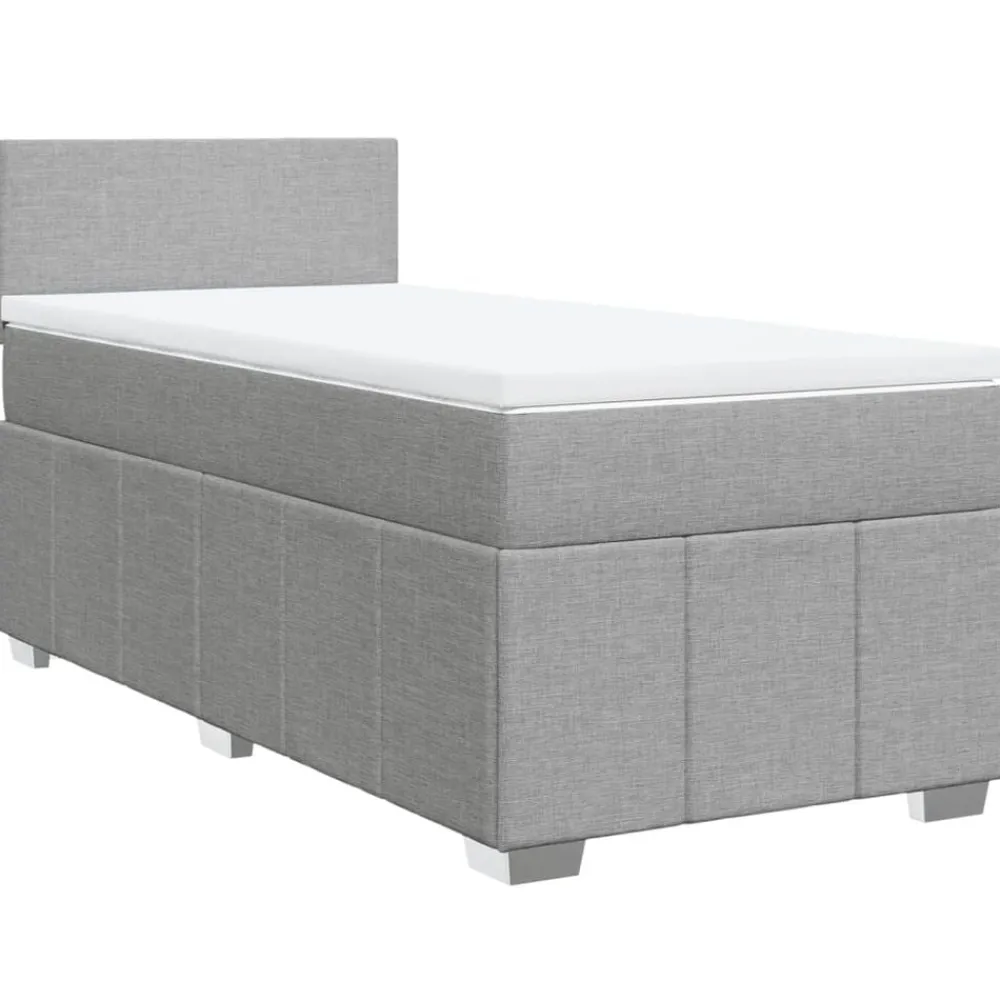 Boxspring met matras stof 80x200 cm>vidaXL Outlet