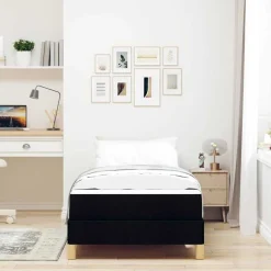Boxspringbed met matras 80 x 200 cm Stof><noscript><img width=