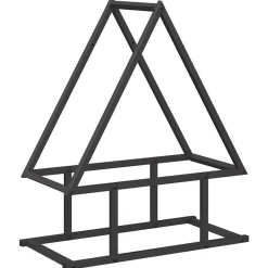 Brandhoutrek 50x25x60 cm koudgewalst staal>vidaXL Discount