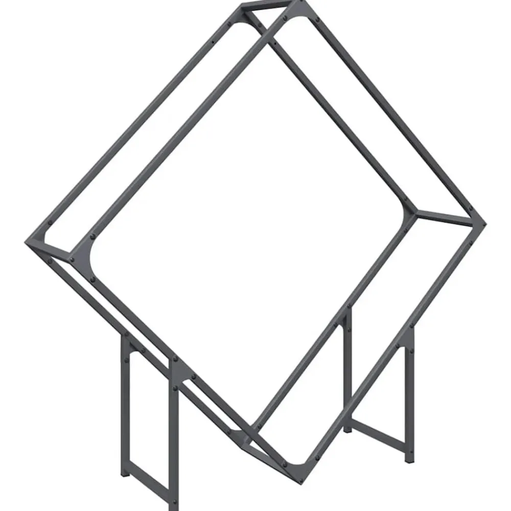 Brandhoutrek 100x25x100 cm koudgewalst staal kleurig>vidaXL Sale
