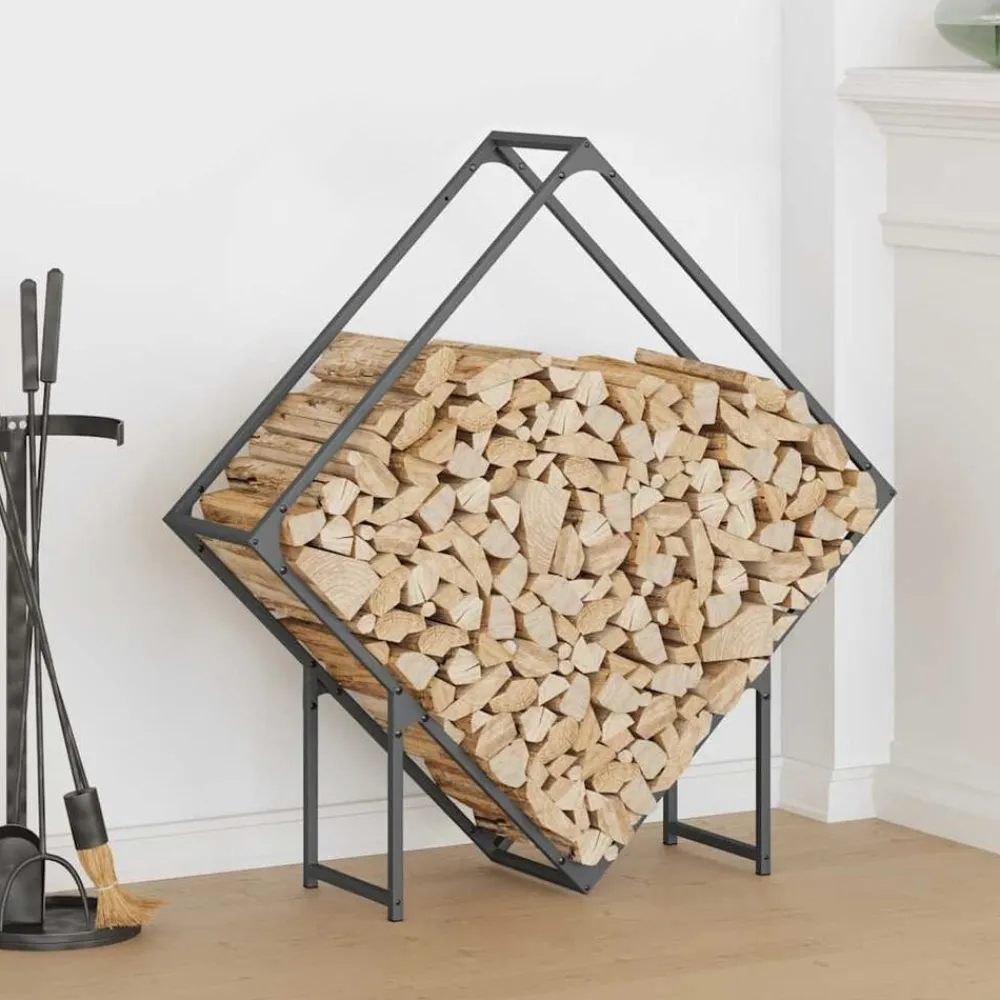 Brandhoutrek 100x25x100 cm koudgewalst staal kleurig>vidaXL Sale