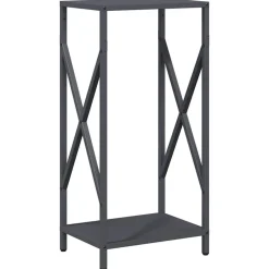 Houtkachel- & Haardaccessoires*vidaXL Brandhoutrek 34x25x70 cm koudgewalst staal kleurig Antraciet