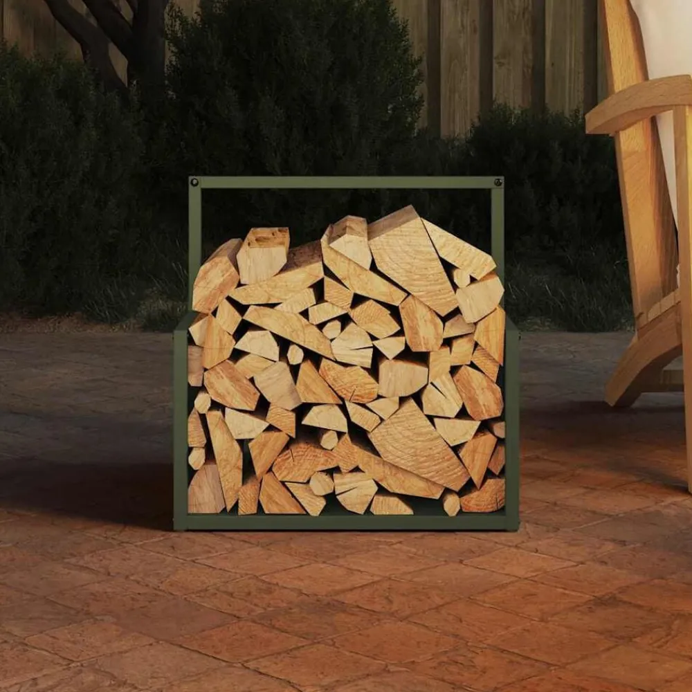 Brandhoutrek 40x40x40 cm koudgewalst staal>vidaXL Clearance