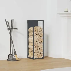 Brandhoutrek 25x25x80 cm koudgewalst staal kleurig>vidaXL Outlet