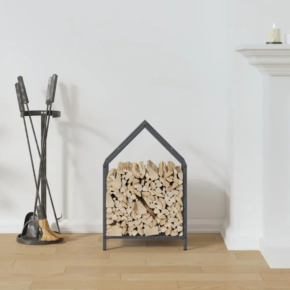 Brandhoutrek 40x25x60 cm koudgewalst staal kleurig>vidaXL New