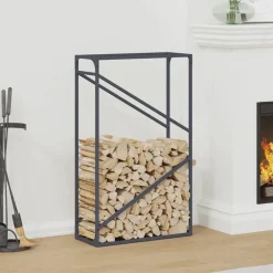 Brandhoutrek 60x25x100 cm koudgewalst staal kleurig>vidaXL Sale