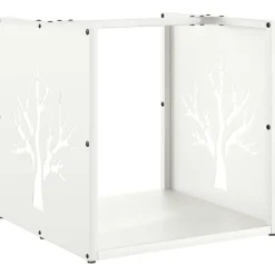 Brandhoutrek 40x40x40 cm koudgewalst staal>vidaXL New