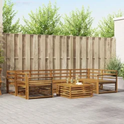 Meubelsets*vidaXL Buiten bankenset 7 pcs Massief Acaciahout Naturel