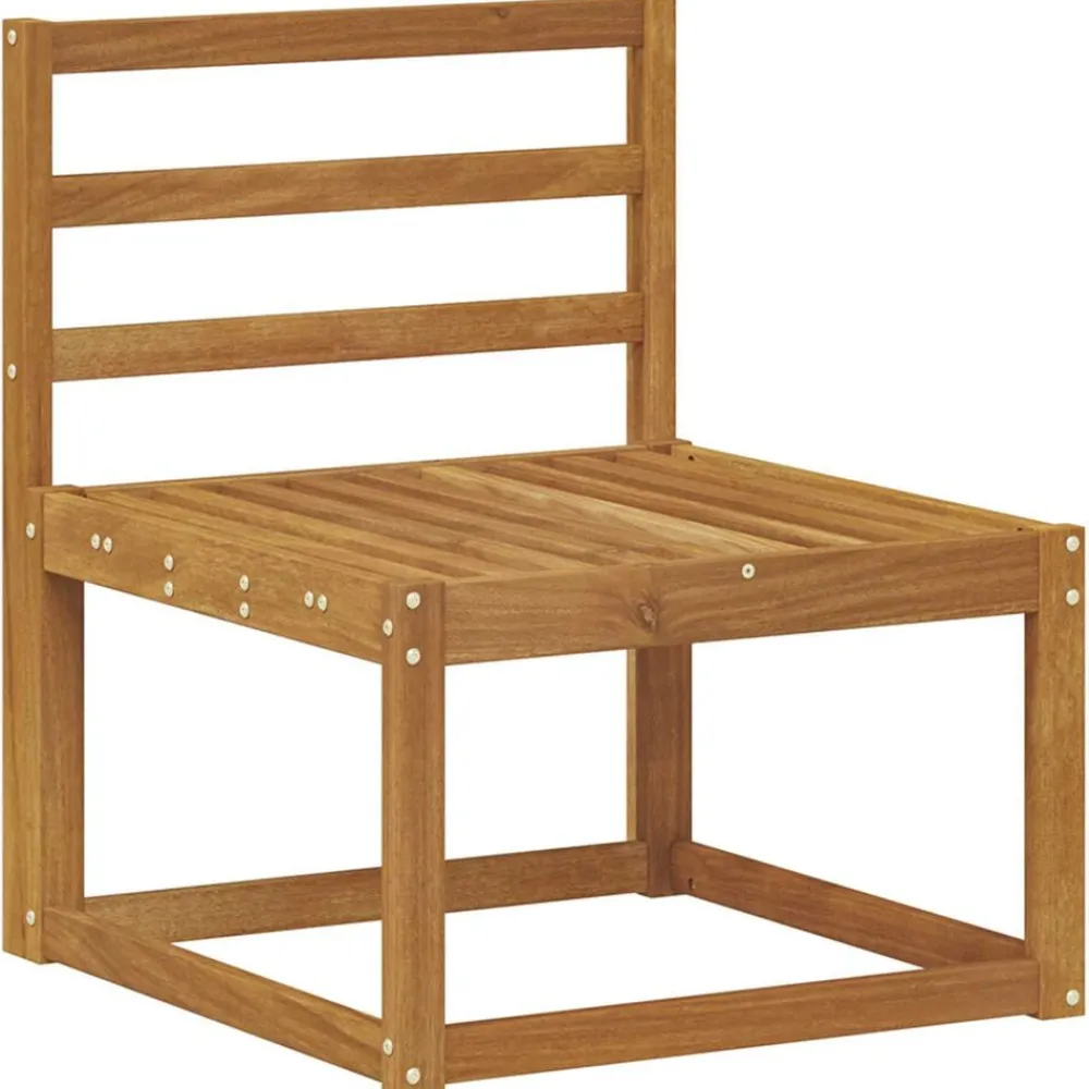 Meubelsets*vidaXL Buiten bankenset met kussen 8 pcs Natuurlijk en Lichtgrijs Naturel en lichtgrijs