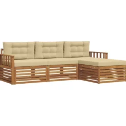 Buiten bankenset met kussen 4 pcs>vidaXL Clearance