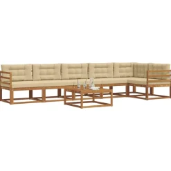 Buiten bankenset met kussen 7 pcs><noscript><img width=