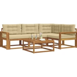 Buiten bankenset met kussen 5 pcs><noscript><img width=