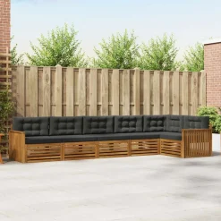 Buiten bankenset met kussen 6 pcs>vidaXL Outlet