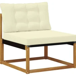 Buiten bankenset met kussen 5 pcs Natuurlijk en Crème><noscript><img width=