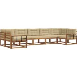 Buiten bankenset met kussen 7 pcs>vidaXL Best