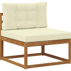 Buiten bankenset met kussen 4 pcs Natuurlijk en Crème><noscript><img width=