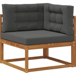 Meubelsets*vidaXL Buiten bankenset met kussen 6 pcs Natuurlijk en antraciet