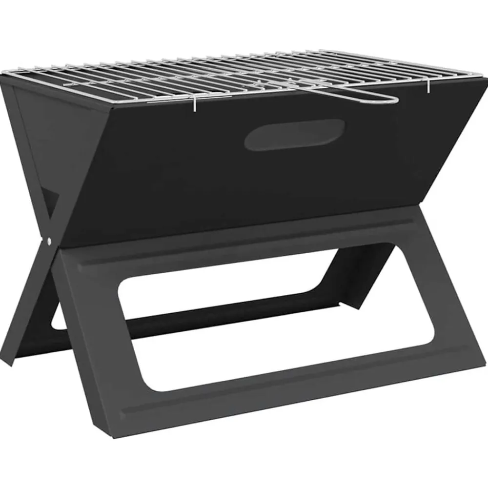 Buiten Grill Zwart 46 x 31 x 31 cm Staal>vidaXL Hot