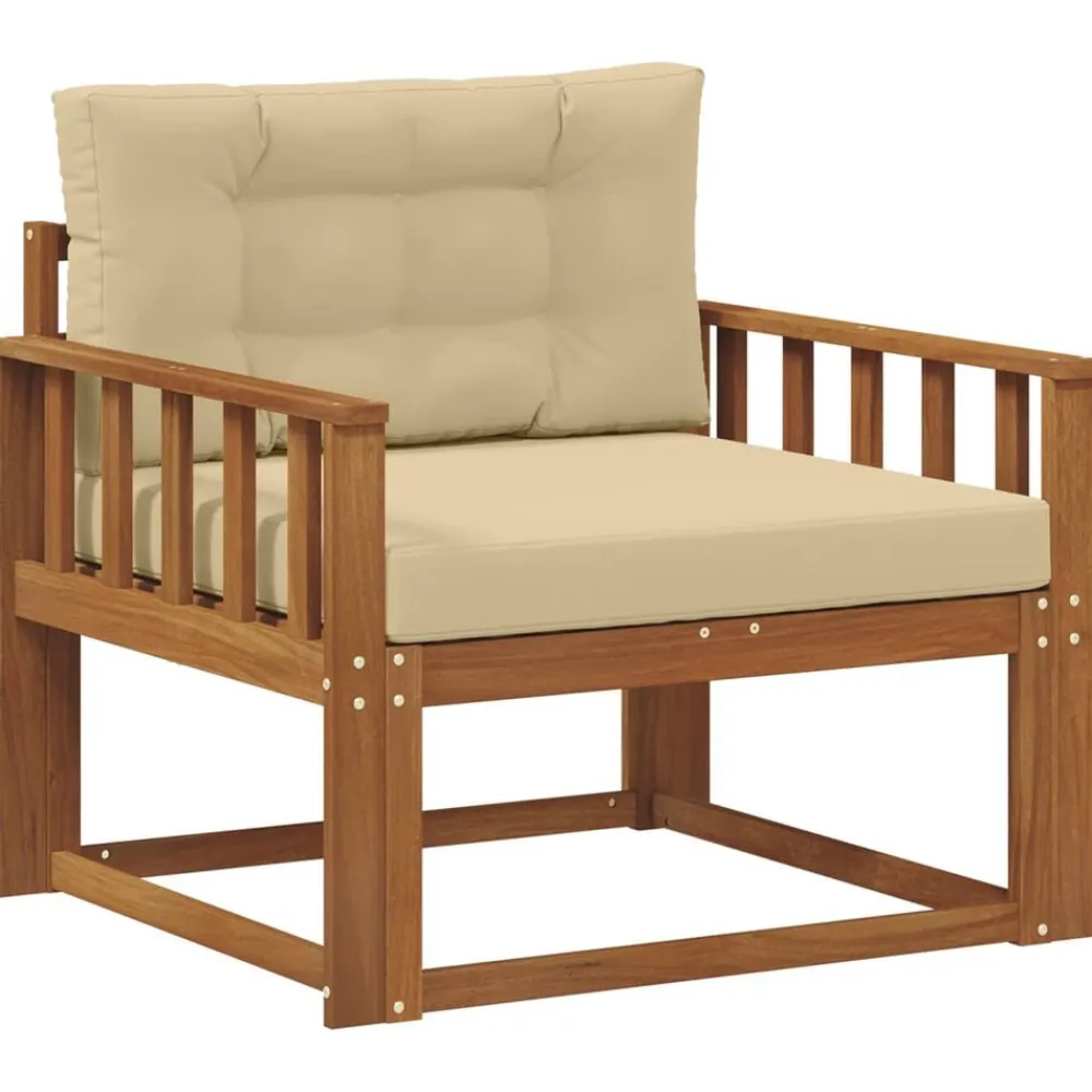 Buiten Midden Sofa Massief Acaciahout Naturel>vidaXL Online
