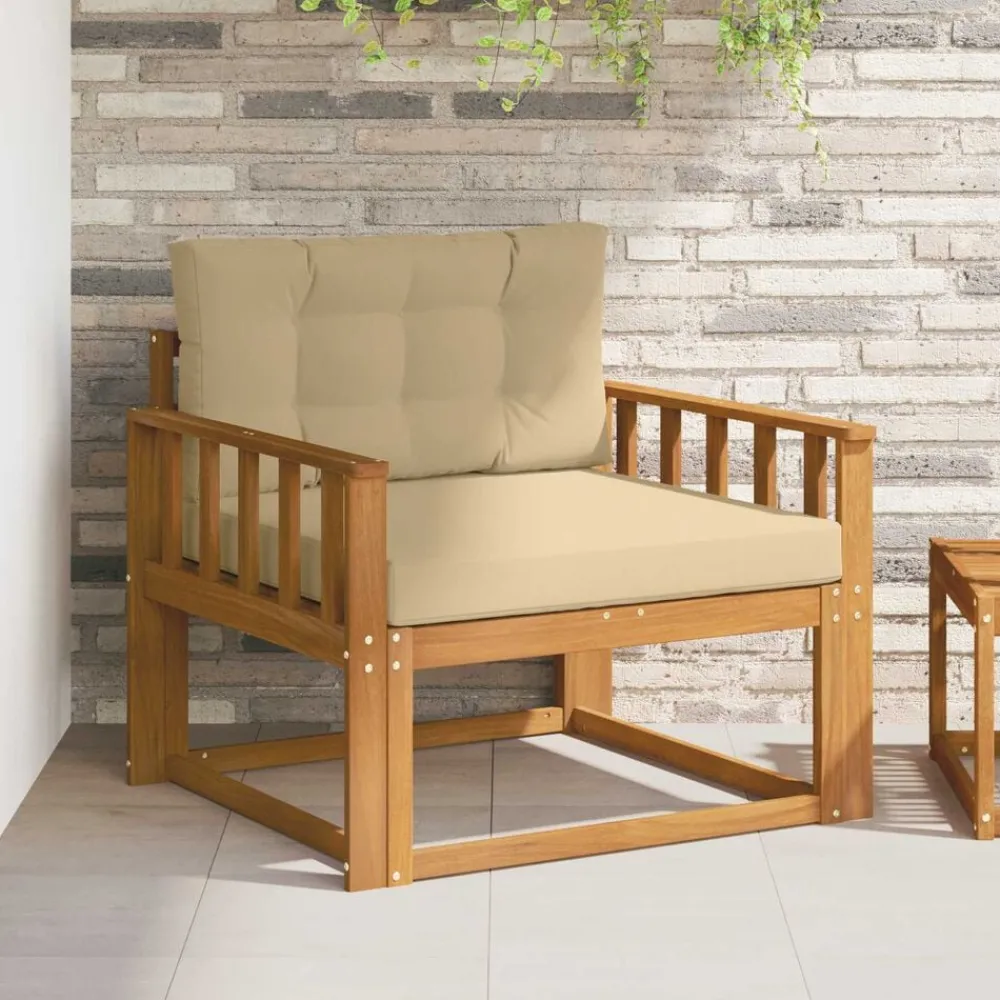 Buiten Midden Sofa Massief Acaciahout Naturel>vidaXL Online