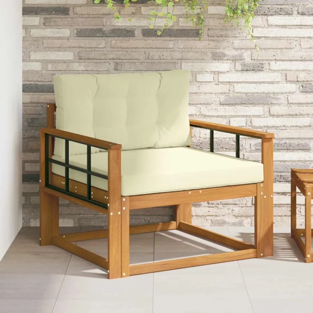Buiten Midden Sofa Massief Acaciahout Naturel>vidaXL Online