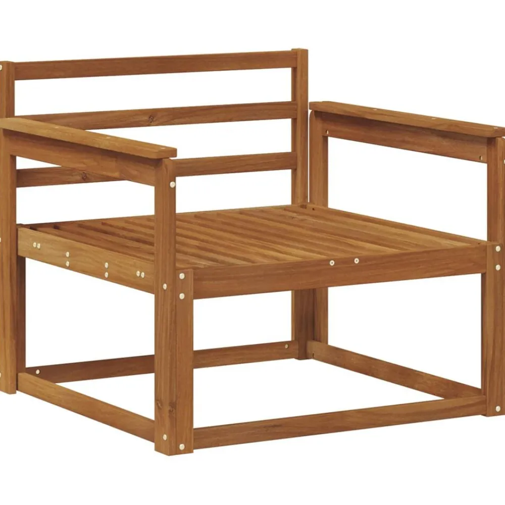 Accessoires Voor Stoelen En Banken*vidaXL Buiten Midden Sofa Massief Acaciahout Naturel