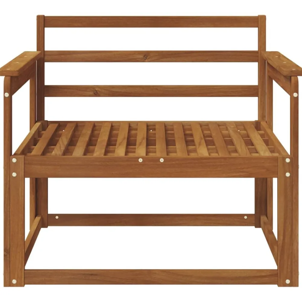 Accessoires Voor Stoelen En Banken*vidaXL Buiten Midden Sofa Massief Acaciahout Naturel