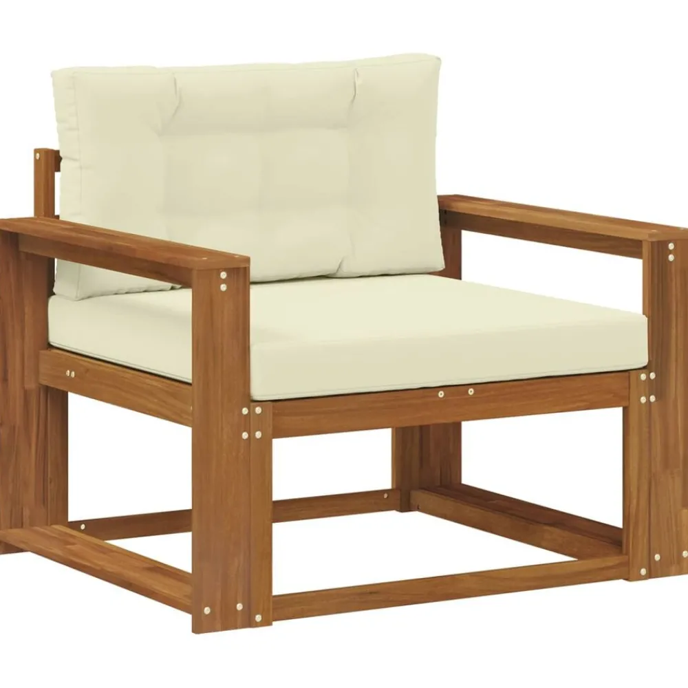 Buiten Midden Sofa Massief Acaciahout Naturel>vidaXL Sale