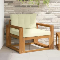 Buiten Midden Sofa Massief Acaciahout Naturel>vidaXL Sale