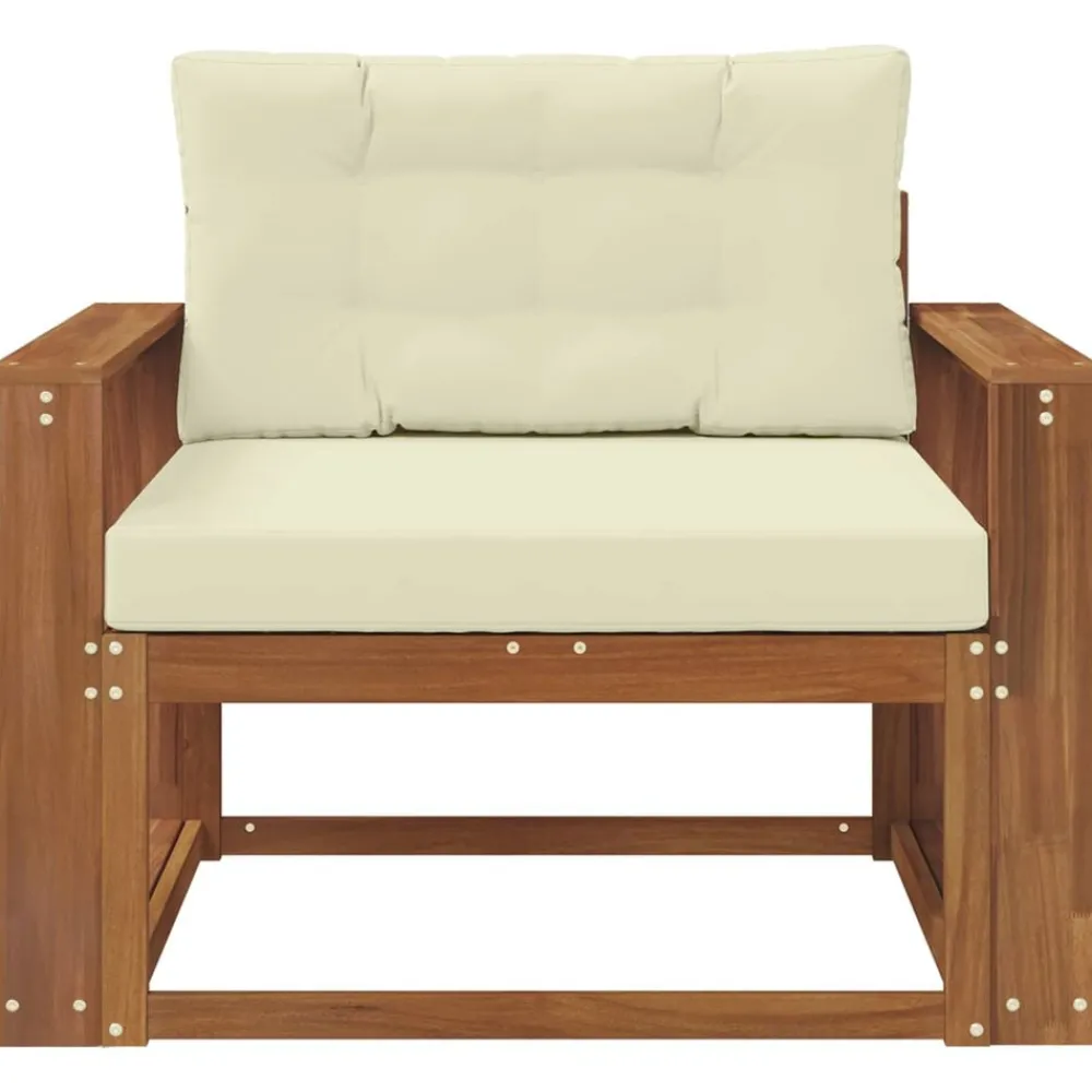 Buiten Midden Sofa Massief Acaciahout Naturel>vidaXL Sale