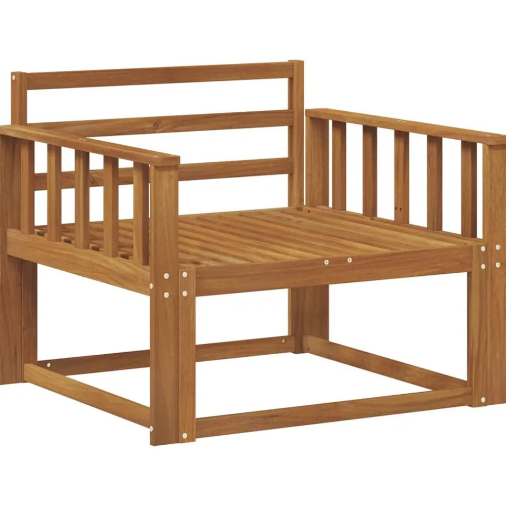 Accessoires Voor Stoelen En Banken*vidaXL Buiten Midden Sofa Massief Acaciahout Naturel