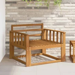 Accessoires Voor Stoelen En Banken*vidaXL Buiten Midden Sofa Massief Acaciahout Naturel