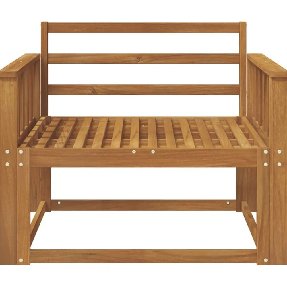 Accessoires Voor Stoelen En Banken*vidaXL Buiten Midden Sofa Massief Acaciahout Naturel