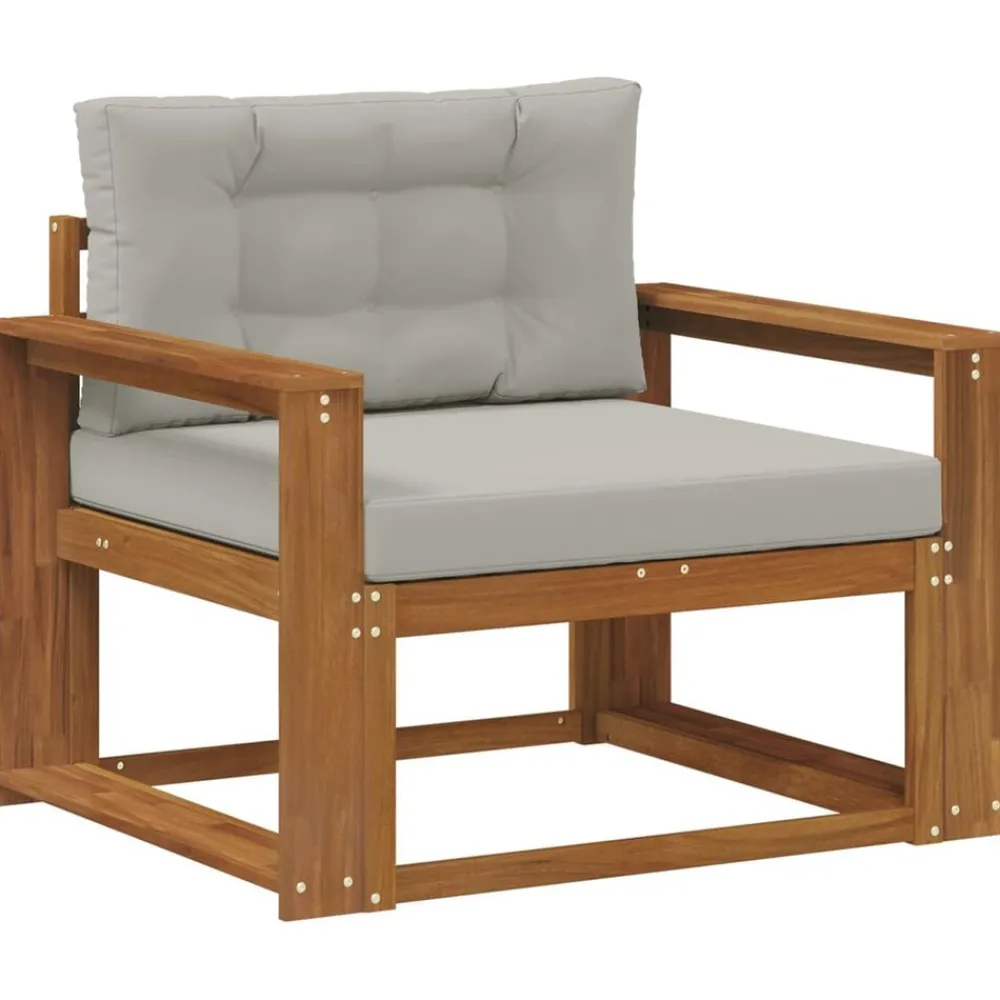 Buiten Midden Sofa Massief Acaciahout Naturel>vidaXL Outlet