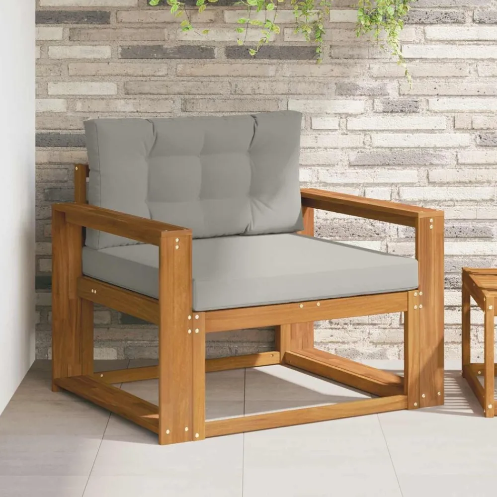 Buiten Midden Sofa Massief Acaciahout Naturel>vidaXL Outlet