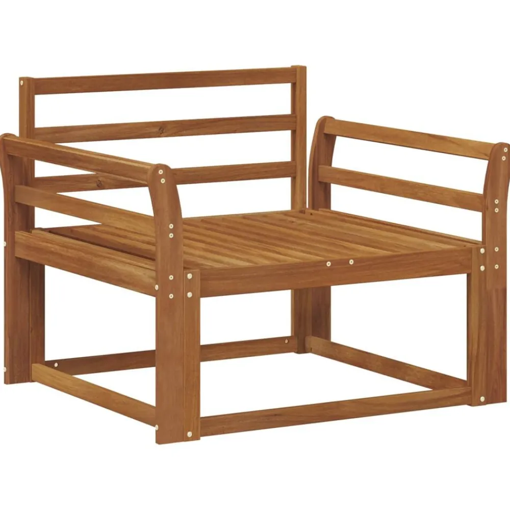 Accessoires Voor Stoelen En Banken*vidaXL Buiten Midden Sofa Massief Acaciahout Naturel