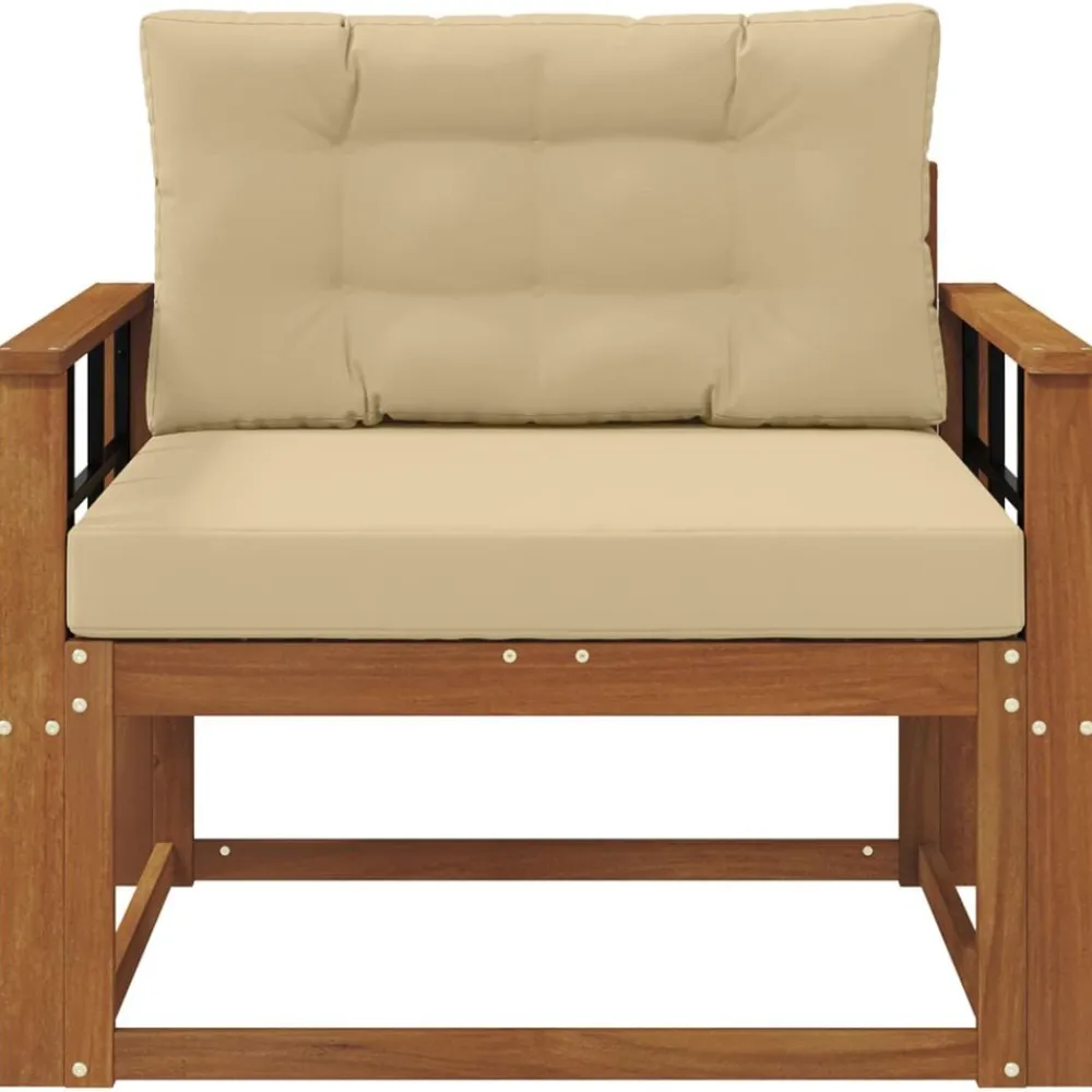 Buiten Midden Sofa Massief Acaciahout Naturel>vidaXL Discount
