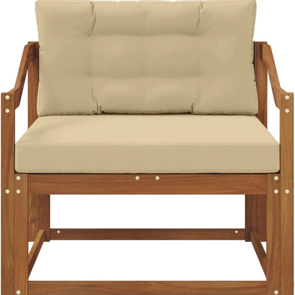 Buiten Midden Sofa Massief Acaciahout Naturel>vidaXL Hot