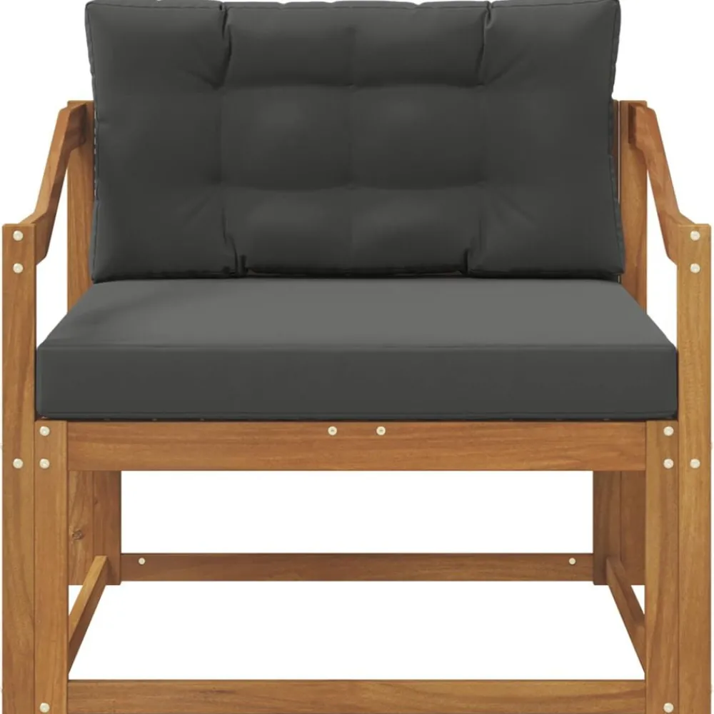 Buiten Midden Sofa Massief Acaciahout Naturel>vidaXL Discount