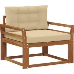Buiten Midden Sofa Massief Acaciahout Naturel>vidaXL Outlet