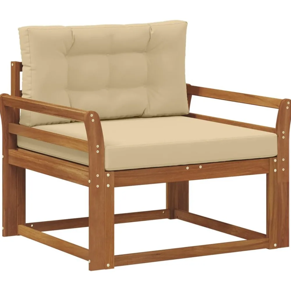 Buiten Midden Sofa Massief Acaciahout Naturel>vidaXL Outlet