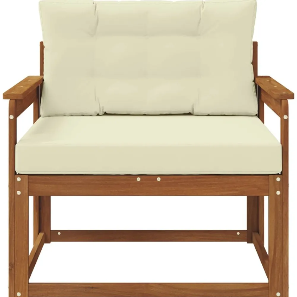 Buiten Midden Sofa Massief Acaciahout Naturel>vidaXL Sale