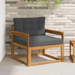 Buiten Midden Sofa Massief Acaciahout Naturel>vidaXL New