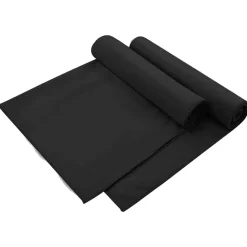 Linnengoed*vidaXL Buiten Stoel Handdoeken 2 pcs 130 x 60 cm Zwart