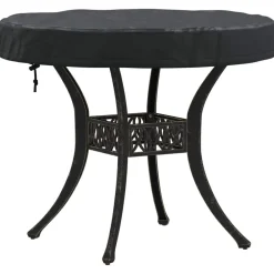 Accessoires Voor Tuinmeubelen*vidaXL Buiten Tafel Hoes Zwart 62 x 62 x 10 cm 600D Oxford Stof